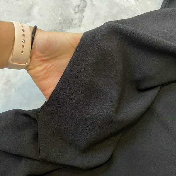 Maurices Above Knee Black Rayon Cocktail Dress Plus 2 Fits like 22 W Pockets‎ - Picture 8 of 8